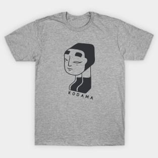 Not a traditional Kodama spirit, a ghost with onna men mask T-Shirt